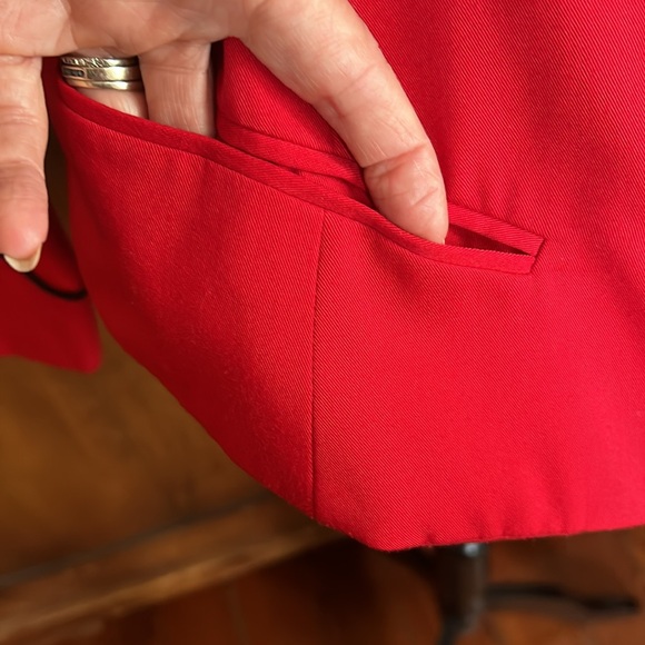 Vintage Christina Cardinal Red Jacket 7/8 - Picture 8 of 12